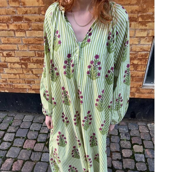 Sissel Edelbo Lara Dress Poetic Green - Picture 3 of 7